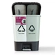 Ведро для сортировки мусора MBM HOME BIN-05 (10+10L) LIGHT GRAY/GRAY Светло-серое/серое - изображение 10