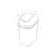 Ведро для мусора MBM HOME с крышкой BIN-12 10L GRAY Серое - изображение 12