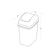 Ведро для мусора MBM HOME с крышкой BIN-12 6L GRAY Серое - изображение 11