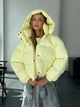 Жіноча куртка кроп-пуфер IRISH Milirud S-L Жовтий (632-409-ONESIZE) - зображення 7