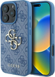Панель Guess 4G Big Logo для Apple iPhone 16 Pro Blue (3666339327620) - зображення 1