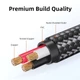 Аудіо кабель CABLETIME 6.3 мм (M) - 3.5 мм (M), 3 м (CF25N) - зображення 3