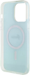 Панель Guess IML Iridescent MagSafe для Apple iPhone 15 Pro Turquoise (3666339154943) - зображення 7