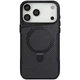 TPU+PC чохол Epik Metal Buttons with Magnetic Safe Carbon Ring на Apple iPhone 17 Pro Max (6.9") Чорний - зображення 1