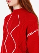 Свитер вязаный женский Colin's CL1071750RED M Red (8684112471921) - изображение 4