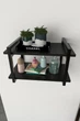 Настенная полка в стиле лофт EcoLoft Вайра DSP-1262-5 Черный - изображение 3
