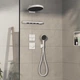 Наружная часть переключающего вентиля скрытого монтажа для ванны Hansgrohe ShowerSelect Comfort E 15573700 - изображение 5