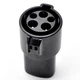 Адаптер Перехідник Type 1 - Tesla Mirrow (J1772 – Tesla) Black (HbP050569) - зображення 1
