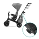 Трехколесный велосипед Kinderkraft Easytwist Platinum Grey (KKRETWIGRY0000) - изображение 8