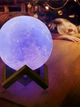 Ночной светильник Ночник в виде Луны Ночник детский 3D Moon Light - изображение 9