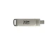 Флеш-накопитель XON FlashDrive DuoConnect 128GB USB 3.0 / Type-C Silver (FX3DR128MS 7621) - изображение 4
