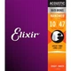 Струни для акустичної гітари Elixir 11002 Nanoweb 80/20 Bronze Acoustic Extra Light 10/47 - зображення 1