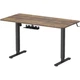 Компьютерный стол OfficePro ODE1670DW Dark Wood/Black (ODE1670DW) - изображение 4