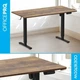 Компьютерный стол OfficePro ODE1670DW Dark Wood/Black (ODE1670DW) - изображение 5