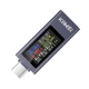 USB тестер струму напруги потужності енергії 4-30В 0-12А, Type-C, KWS-2302C - зображення 2