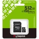 Memory card microSDXC 512GB Kingston Canvas Select Plus Gen3 C10 A1, Retail + adapter - изображение 3