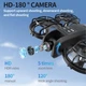 Квадрокоптер XKJ K100 MAX - дрон, HD 480P камера, FPV Headless, удержание высоты, оптическое позиционирование, до 10 минут полета, до 80 м, кейс, черный - изображение 2