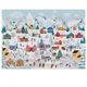 Пазли тришарові в квадратній коробці серія Christmas Village, розмір 48х68 см, 1000 шт.(376282) - изображение 3