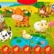 Mata edukacyjna dla dzieci bo. Farm Animals (4743199002504) - obraz 3