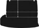 EVA килимок EVAtech в багажник авто для Highlander (XU50) 7 seats Toyota 2013-2016 3 покоління SUV USA Крапля Чорна Чорний кант (TY33448BE5KBB) - зображення 1
