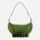 Сумка багет жіноча з натуральної шкіри середня Gianni Chiarini Aisha BS 11550/COMM GRN-NAOP 14051 Зелена (800070345716) - зображення 4
