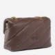 Torebka crossbody damska ze skóry naturalnej mała z łańcuszkiem Pinko Love Puff Mini 100039A0F2 L74Q Brązowa (800070347455) - obraz 2