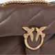 Torebka crossbody damska ze skóry naturalnej mała z łańcuszkiem Pinko Love Puff Mini 100039A0F2 L74Q Brązowa (800070347455) - obraz 4