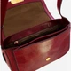 Сумка багет жіноча з натуральної шкіри середня The Bridge Benedetta 44552201 03 Темно-червона (800070350639) - зображення 4