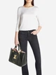Сумка крос-боді через плече жіноча зі штучної шкіри середня Braccialini Amy B18521 YY 100 Чорна (800070348934) - зображення 2