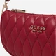 Сумка багет жіноча зі штучної шкіри маленька Guess Valla HWQG8122720 RED Темно-червона (800070344417) - зображення 5