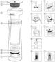 Фільтр-графин Brita 1300 мл Біло-графітовий (1020115) - зображення 4