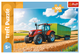 Puzzle Trefl Maszyny rolnicze traktor z przyczepą 100 elementów 16494 (5900511164947) - obraz 2