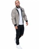 Бомбер чоловічий Lonsdale TREGONY 117788-4013 3XL Beige/Black (4255581581455) - зображення 2