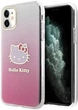Etui plecki Hello Kitty IML Gradient Electrop Kitty Head do Apple iPhone 11 Pink (HKHCN61HCHPEP) - obraz 1