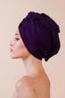 Тюрбан для волосся Anwen Dry It Up фіолетовий (5907222404614) - зображення 2