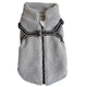Теплый флисовый жакет для собак со шлеей Plis 2 in 1 Dog Jacket Nobby Серый 20 см - изображение 1