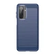 Чохол Lenuo Carbon Fiber для Samsung Galaxy S25 FE 5G Navy Blue - изображение 2