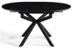 Стіл обідній, розкладний 4-6 місць 105 см Tilla, Charcoal black ceramic top black base - изображение 6