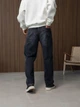 Чоловічі джинси Baggy Difransel 36 Темний сірий з потертостями - изображение 6