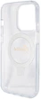 Etui plecki Guess Ring Stand Script Glitter MagSafe do Apple iPhone 15 Pro Transparent (3666339156626) - obraz 7