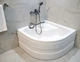 Душовий піддон Shower Cellesse 80x80х45 см напівкруглий глибокий з сидінням - зображення 1