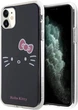 Etui plecki Hello Kitty IML Kitty Face do Apple iPhone 15 / 14 / 13 Black (HKHCP15SHKHLK) - obraz 1