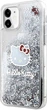 Панель Hello Kitty Liquid Glitter Charms Kitty Head для Apple iPhone 11 Silver (HKHCN61LIKHET) - зображення 2