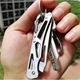 Карманный нож с карабином KnifeKeyRing, серебристый - изображение 9