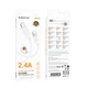Кабель зарядки BOROFONE BX115 USB to MicroUSB (2.4А) (1M) для пристроїв Білий - изображение 2