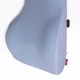 Подушка для спини Minimal блакитний Memory Foam ортопедична S-подібний вигин поперековий відділ хребет офіс подорожі комфорт анатомічна опора для попереку та спини при сидячій роботі автомобілі - зображення 2