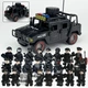 Набор фигурок человечков Полицейский спецназ 24шт и Джип Хаммер figures sets special forces S.W.A.T. 24 pcs Jeep E22 - изображение 1