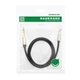 Аудіокабель UGREEN AV127 3.5mm to 6.35mm TRS Stereo Audio Cable 1m Gray - зображення 2
