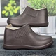 Зимние женские калоши Dago Style шоколадного цвета на меху 40р (26 см) 4551 - изображение 2