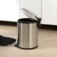Ведро для мусора MBM HOME с крышкой и педалью BIN-16 5L SS нержавеющая сталь - изображение 3